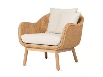 ALEX - Rattan armchair with armrests by Vincent Sheppard - view 3